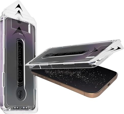 2 حزمة 360 درجة واقي شاشة شاشة الخصوصية [المحاذاة التلقائية ، إزالة التلقائي] سهلة التثبيت تغطية كاملة 4 اتجاهات مضادة للتجسس الفيلم (ل iPhone 15 Pro Max-6.7 بوصة) in Kuwait