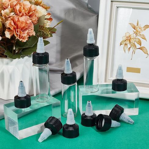 OLYCRAFT 50PCS SPESS BOTTE CAP 24/410 زجاجات صرف أغطية أسود تويست تويست زجاجة طبيعية تويست أعلى لضغط زجاجات غراء المياه الغراء in Saudi Arabia