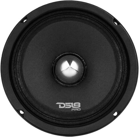 DS18 PRO-FR6NEO Loudspeaker- 6.5", Full-Range, Silver Aluminum Bullet, 450W Max, 225W RMS, 4 Ohms, Neodymium Magnet - The Most Elegant Neodymium Full Range Loudspeakers Available (Renewed) in Saudi Arabia