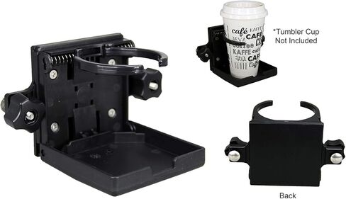 Pactrade Marine Boat Tracker Versatrack Adjustable Drink Holder/Lund Sport Track Folding Adjustable Cup Holder in Saudi Arabia