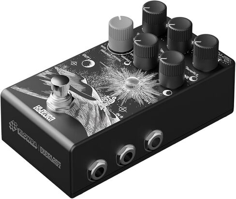 Everlast Delay Pedal for Electric Guitar - Enhanced 2025 Version Digital Guitar Effects Pedal with 9 Stereo Delay Types, Tap Tempo, True Bypass, Analog Dry Through, Expression Pedal Support in Saudi Arabia
