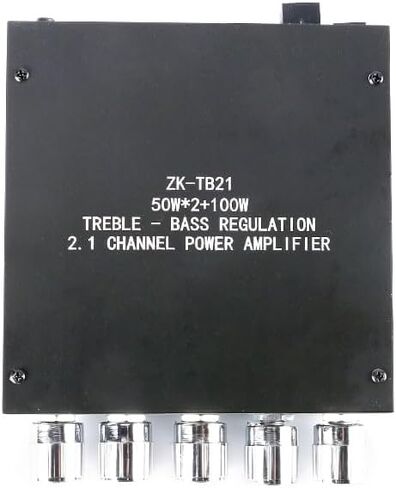 ZK-TB21 100W+100W 2.1 لوحة مكبر للصوت المتوافقة مع قناة 200W HIFI AMP AMP مع TREBLE و BASS CONTROL BT 5 in Saudi Arabia