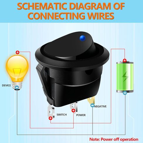 يمكن استخدام قذيفة مفتاح Round Rocker ، 6pcs ، قشرة عملية حقن الأسود ، مع مطابقة مفتاح دائري بقطر 20 مم ، مناسبة للبحرية والسيارة والسيارة و RV إلخ in Kuwait