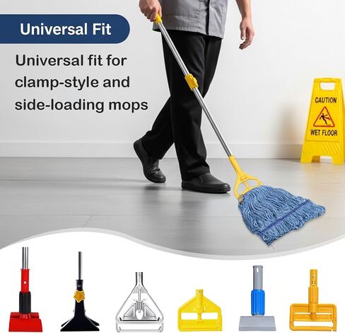 Commercial Mop Head Replacements, Industrial Mop Heads Blue Heavy Duty String Mopheads for Cleaning, Cotton Mophead Refill, Small Loop Mops, Moo String-Mop-Floor-Cleaning-Replacement (Pack of 6) in Saudi Arabia