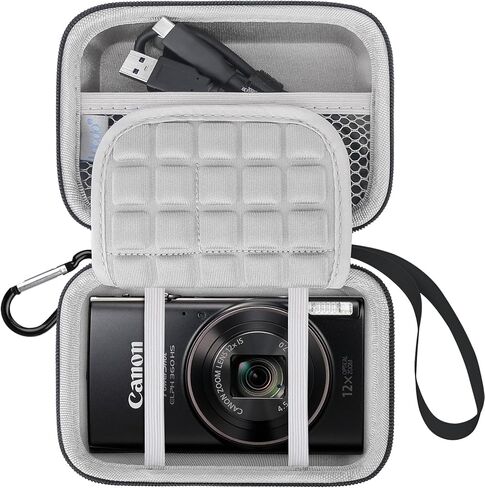 كاميرا LACDO CAMERATE CASE لـ Canon PowerShot Elph 360/200/185/180/190/350 ، Sony Cyber-Shot DSC-W830/WX350/WX500/W810/W800 كاميرا رقمية ، كيس خزاف للوقاية من الكاميرا. in Kuwait