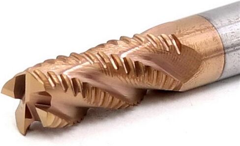 4 Flute Rough EndMill 4mm 6mm 8mm Machining Tool Lathe Stainless Steel Milling Cutter Flat Roughness End Mill 1Pcs(4FCU-6X15X6X50L) in Saudi Arabia