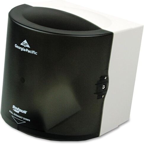 SofPull Large High-Capacity Centerpull Paper Towel Dispenser by GP PRO (Georgia-Pacific), Translucent Smoke, 58201, 1 Dispenser, 10.875" W x 10.375" D x 11.5" H in Saudi Arabia
