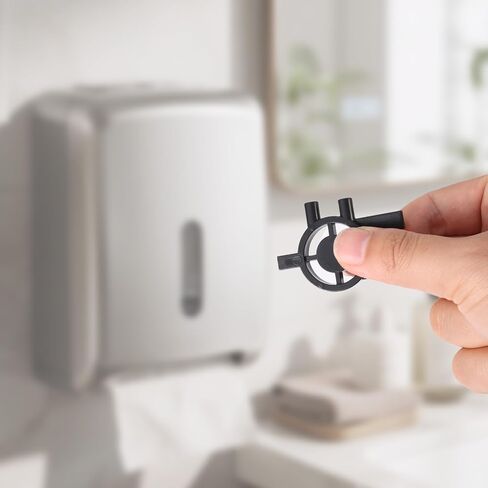 20pcs Paper Towel Dispenser Key with Rings Set for Cintas & Sanis, 3-in-1 Soap Toilet Paper Dispenser Key Replacement for Home Office School in Saudi Arabia