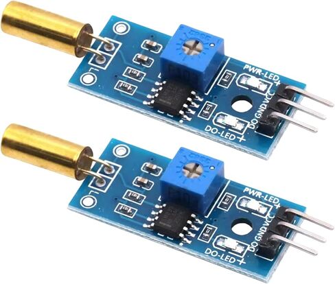 2piece AngleSensors Module for Robot Project SW520D Golden Ball SwitchesTilt Sensors Module Vibrations Switches AlarmModule in Saudi Arabia