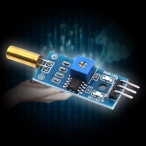 2piece AngleSensors Module for Robot Project SW520D Golden Ball SwitchesTilt Sensors Module Vibrations Switches AlarmModule in Saudi Arabia