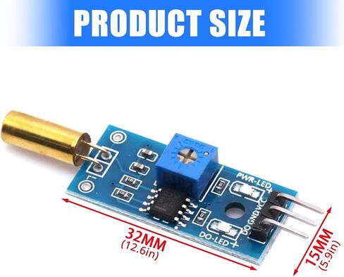 2piece AngleSensors Module for Robot Project SW520D Golden Ball SwitchesTilt Sensors Module Vibrations Switches AlarmModule in Saudi Arabia