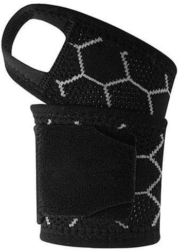 Ultra Thin Breathable Outdoor Compression Anti-Slip Elastic Sports Wrist Support Tendon Support Wrist Brace, Carpal Tunnel Brace,Gym Protection(Unisex) (Black) in Kuwait