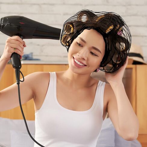 6pcs شبكة الشعر لكرات ، شبكات شعر شبكية مثلثية للنساء ، تسريع مرن للتنفس لتصميم الصالون تجعيد الشعر ، تصميم النوم ، تصفيفة الشعر الثابت (45.27 × 45.27 × 79 بوصة) in Kuwait