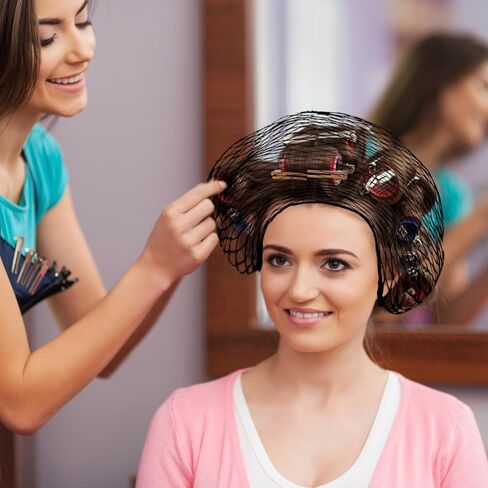4 حزمة شبكات الشعر المثلث الأسود للنوم ، التفاف شعر شبكي كبير كبير لتجعيد التصفيف تصفيف الشعر الثابت تصفيفة الشعر تصفيف صالون- 70.8x31.5x31.5 بوصة (بوليستر) in Saudi Arabia