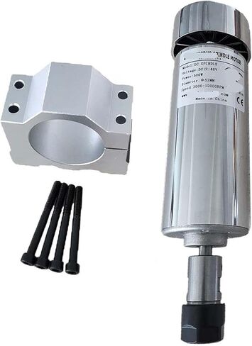 200W 300W 400W 500W 48VDC ER11 ER16 air-cooled spindle high-speed spindle brush and bracket(500WER11 and bracket) in Saudi Arabia