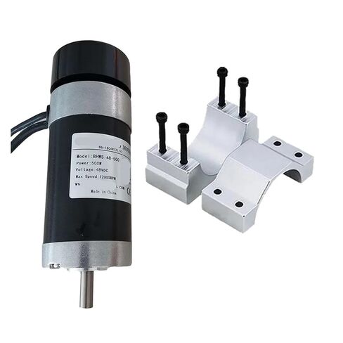 500W DC محرك عالي السرعة عالية السرعة عزم الدوران DC 0-48V محرك مغزل الهواء المبرد بالهواء + 1 مجموعة من الأقواس in Kuwait