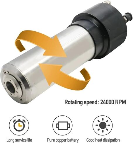 GDL80-20-24Z/2.2 المغزل 2.2KW AC220V 800Hz 24000 دورة في الدقيقة ISO20 in Kuwait