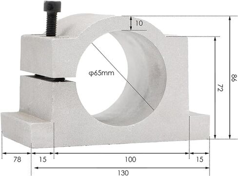 1.5KW ER16 D65 220v/380v Air Cooled Spindle Motor Kit, 1.5KW QL Inverter/VFD 4 Bearings(220v) in Saudi Arabia