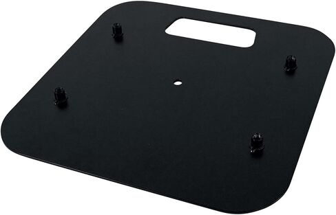 Rockville Top+Bottom Black Totem Plates for RTP33-TV, Steel Construction, Non-Slip EVA Pads, Easy Install, for DJs and Event Lighting in Saudi Arabia
