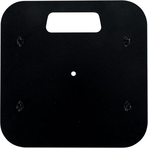 Rockville Top+Bottom Black Totem Plates for RTP33-TV, Steel Construction, Non-Slip EVA Pads, Easy Install, for DJs and Event Lighting in Saudi Arabia