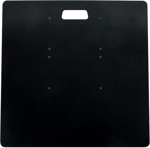 Rockville Top+Bottom Black Totem Plates for RTP33-TV, Steel Construction, Non-Slip EVA Pads, Easy Install, for DJs and Event Lighting in Saudi Arabia