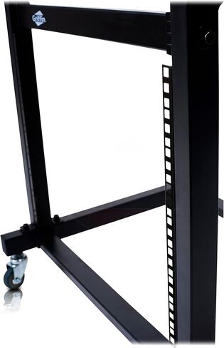 GRIFFIN 19U Rack Mount Rolling Stand (StudioZ PROSteel Series) & Adjustable Mixer Platform Rails – Cart Holder for Audio Music Recording Cabinet – Stage Equipment DJ Gear Storage Case for Amplifier in Saudi Arabia