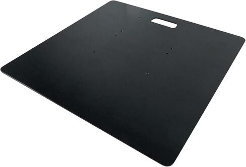 Rockville Top+Bottom Black Totem Plates for RTP33-TV, Steel Construction, Non-Slip EVA Pads, Easy Install, for DJs and Event Lighting in Saudi Arabia