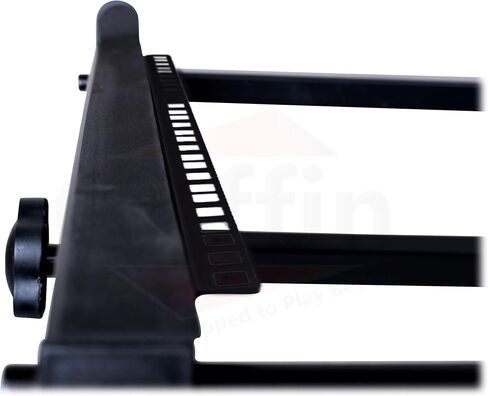 GRIFFIN 19U Rack Mount Rolling Stand (StudioZ PROSteel Series) & Adjustable Mixer Platform Rails – Cart Holder for Audio Music Recording Cabinet – Stage Equipment DJ Gear Storage Case for Amplifier in Saudi Arabia