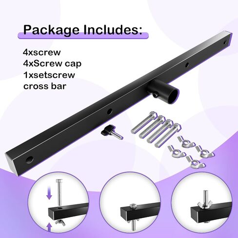 2 Pcs DJ Lighting Extension Cross Bar DJ Lighting Tripod Mount DJ Lighting T-bar Cross Mount for Tripod Speaker Stand in Saudi Arabia
