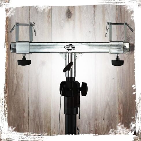GRIFFIN T Bar Adapters for Lighting Truss Stands (Stage-MountX Series) 2 Pack – Triangle or Square Trussing Brackets for Light Cans & DJ Booth Kit – Music Audio Hardware Holder for Equipment Gear in Saudi Arabia