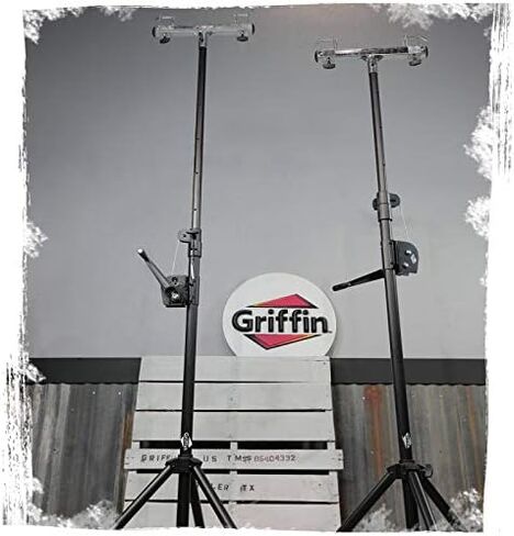 GRIFFIN T Bar Adapters for Lighting Truss Stands (Stage-MountX Series) 2 Pack – Triangle or Square Trussing Brackets for Light Cans & DJ Booth Kit – Music Audio Hardware Holder for Equipment Gear in Saudi Arabia