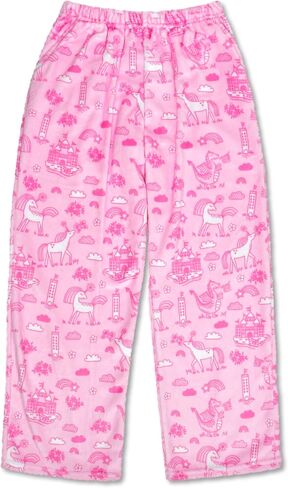 iscream Big Girls Silky Soft Plush Fleece Pants - Flights of Fantasy Collection in Kuwait