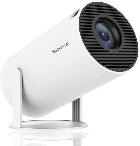 Netflix-Licensed Mini Projector WiFi and Bluetooth: Native 1080P Full HD Portable Projector - Auto Focus Movie Projector for Android iPhone TV HDMI in Saudi Arabia