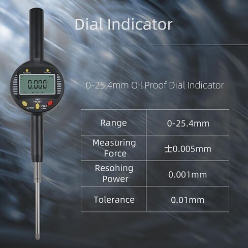 Marble Dial Test Stand,Digital Dial Indicator Pressure Gauge Base,Marble Base for Dial Indicator（12.7lb） in Kuwait