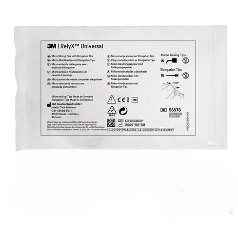 3M ESPE 56976 RelyX Universal Micro Dental Mixing Tips with Elongation Tips 15/Pk in Kuwait