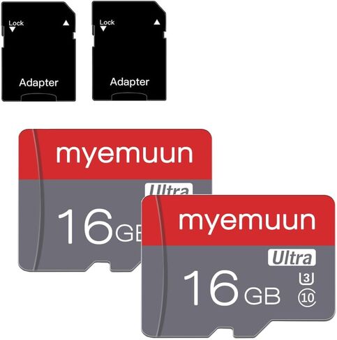 بطاقة Micro SD Micro 128 جيجا بايت ، وسرعة عالية ، مع محول للهواتف الذكية والكمبيوتر اللوحي ووحدة التحكم في اللعبة وكاميرا الأمان وكاميرا الاندفاع (2 × 128 جيجابايت) in Kuwait