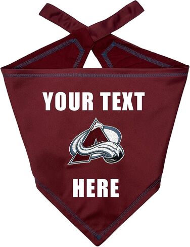 الحيوانات الأليفة الأولى NHL Colorado Avalanche Tie حول Bandana للكلاب والقطط ، حجم كبير/x-large. مخصصة الكلب باندانا وشاح المريلة لكلب القط للحيوانات الأليفة. The Ultimate Game-Day & Party Bandana Bandana in Kuwait