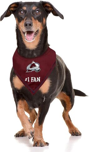 الحيوانات الأليفة الأولى NHL Colorado Avalanche Tie حول Bandana للكلاب والقطط ، حجم كبير/x-large. مخصصة الكلب باندانا وشاح المريلة لكلب القط للحيوانات الأليفة. The Ultimate Game-Day & Party Bandana Bandana in Kuwait