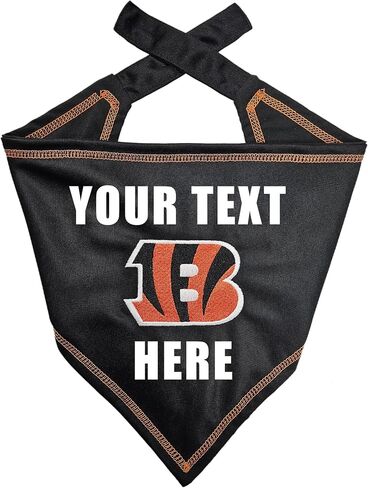 Pets First NFL Cincinatti Bengals Tie حول Bandana للكلاب والقطط ، حجم كبير/x-large. مخصصة الكلب باندانا وشاح المريلة لكلب القط للحيوانات الأليفة. The Ultimate Game-Day & Party Bandana Bandana in Kuwait