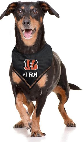 Pets First NFL Cincinatti Bengals Tie حول Bandana للكلاب والقطط ، حجم كبير/x-large. مخصصة الكلب باندانا وشاح المريلة لكلب القط للحيوانات الأليفة. The Ultimate Game-Day & Party Bandana Bandana in Kuwait