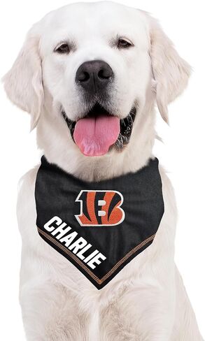 Pets First NFL Cincinatti Bengals Tie حول Bandana للكلاب والقطط ، حجم كبير/x-large. مخصصة الكلب باندانا وشاح المريلة لكلب القط للحيوانات الأليفة. The Ultimate Game-Day & Party Bandana Bandana in Kuwait