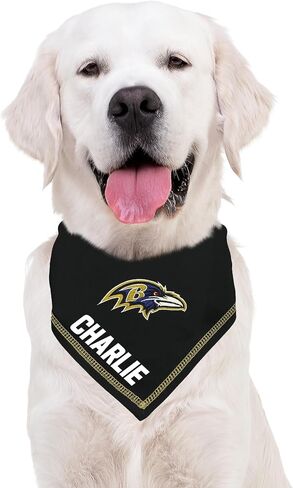 Pets First NFL Cincinatti Bengals Personalized Tie Around Bandana for Dogs & Cats, Size Large/X-Large. Custom Dog Bandana Scarf Bib for Pet Cat Dog. The Ultimate Game-Day & Party Customizable Bandana in Saudi Arabia