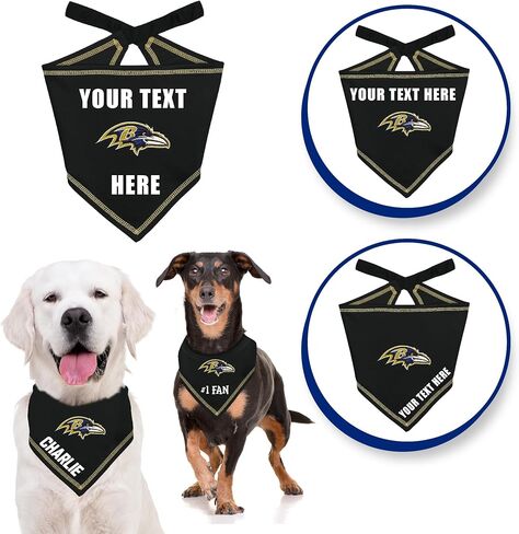 Pets First NFL Cincinatti Bengals Personalized Tie Around Bandana for Dogs & Cats, Size Large/X-Large. Custom Dog Bandana Scarf Bib for Pet Cat Dog. The Ultimate Game-Day & Party Customizable Bandana in Saudi Arabia