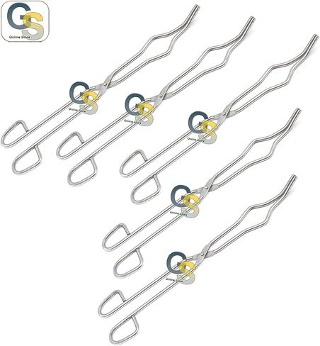 ملقط بوتقة الصلب النيكل ، بطول 8 بوصات (حزمة 5) بواسطة متجر G.S Online in Saudi Arabia