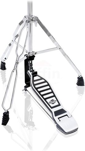 GRIFFIN Drum Hardware Kit (Percussion TiltPro X Edition) 3 Pack – Hi-Hat Stand, Bass Kick Pedal & Cymbal Stand – Chrome Full Size Set for Portable Gigging Drummers in Saudi Arabia