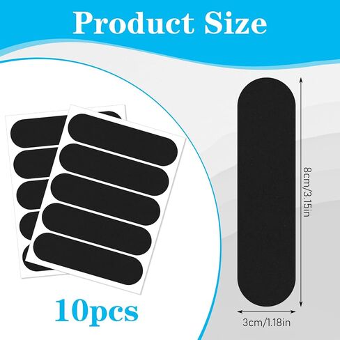 10 مساءً شريط عاكس أسود ، ملصقات خوذة دراجة نارية عاكسة للاصطدامات خوذات خوذات الدراجات النارية ملصقات الرؤية الليلية شارات السلامة للدراجات النارية على دراجات الخوذات الخزارة in Kuwait