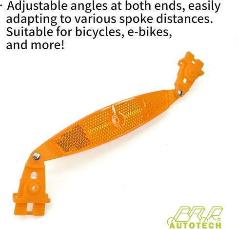 Easy Install Bike Wheel Spoke Reflector Bicycle Tire Rim Reflective Mountain Bike Road Bike E-Night Riding Accessories in Kuwait