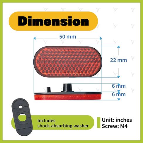 Easy Install Bike Wheel Spoke Reflector Bicycle Tire Rim Reflective Mountain Bike Road Bike E-Night Riding Accessories in Kuwait