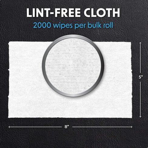 Wipex Max Out Sanitizing Wipes for Fitness Centers - 2000 Wipes Per Roll, Pack of 2, Economy Size Refill Rolls for Dispensers, 5"x8" - Ideal for High Volume Commercial Gyms, Schools & Studios in Kuwait