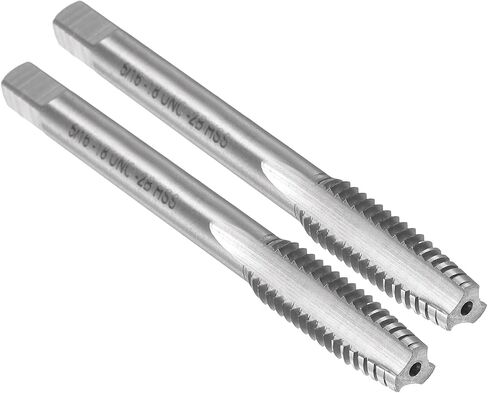 UXCELL 2PCS TAPER TAPER TAP M10 X 1.5 H2 METIC THED TAPER TAPS TAPS FLUTE STAPT in Saudi Arabia